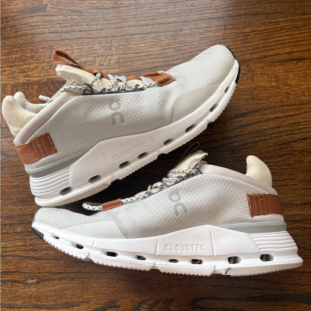 On Cloudtec cloudnova ivory/sandstone Sneakers wo… - image 1